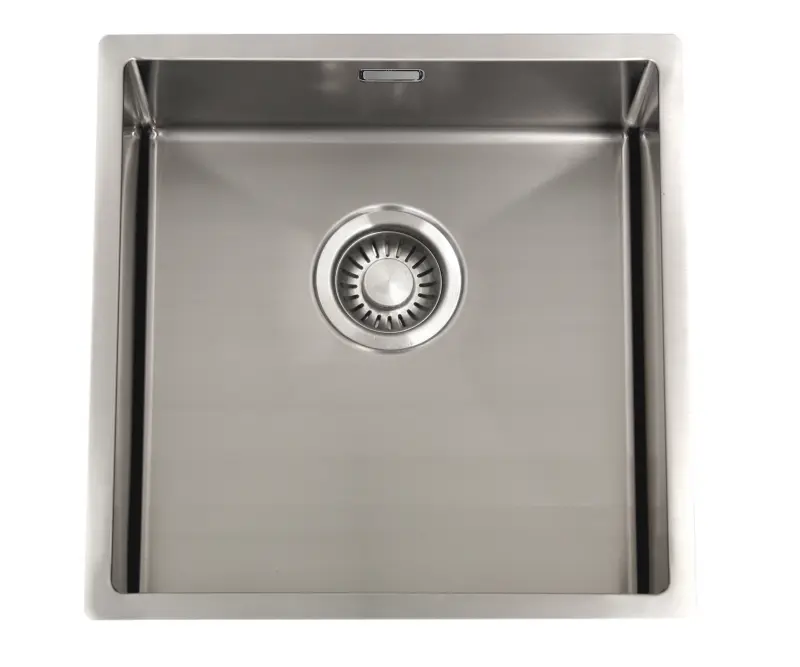 ABK Bingara 40fvi rvs spoelbak 40x40cm  vlakinbouw onderbouw en opbouw BIN40FVI