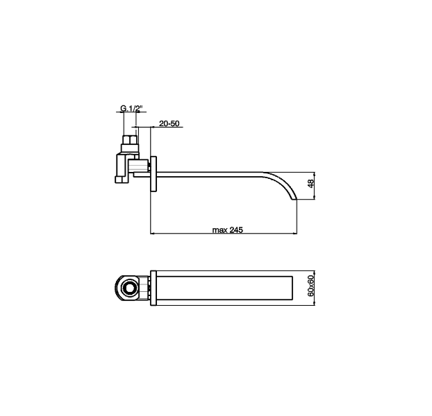 Cisal Wave Baduitloop chroom WA00024021