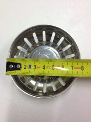 Blanco korfplug zeef gootsteenstop 18 sleuven 125590 1155069172