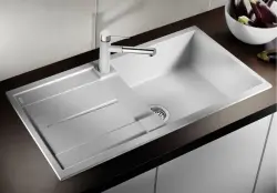 Blanco spoelbak Metra XL 6 S Manueel opbouw antraciet 515142