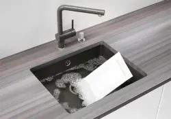 Blanco spoelbak Subline 500-U onderbouw basalt 523739
