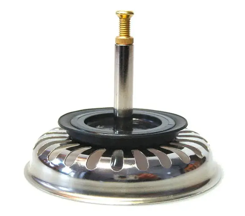 Blanco korfplug zeef spoelbakstop tbv automatische lediging draaiknop 125555