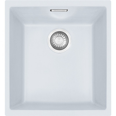 Franke Sirius 2 S2D 110.34 kunststof witte spoelbak 34x41cm onderbouw 125.0252.229