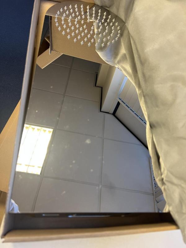 Waterevolution Clip muur regendouche chroom T964101