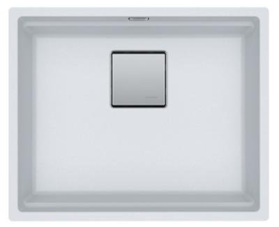 Franke Kubus KNG 110.52 spoelbak 52x42 wit graniet onderbouw 125.0512.506