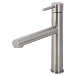 CARESSI Stainless steel eenhendel keukenmengkraan met uittrekbare kraanuitloop RVS volledig roestvrij staal CA116I U ECO 1208920632