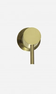 OUTLET Rubio Inox inbouw mengkraan volledig RVS in PVD Geborsteld goud 1208920736 Laatste Product