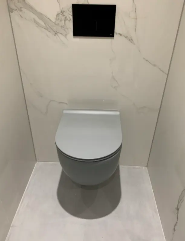 OUTLET Flavio Murano rimless wandtoilet beton grijs incl. softclose zitting en quickrelease 1208920965