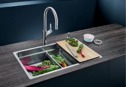 Blanco Etagon enkele spoelbak 700-IF vlakinbouw 524272