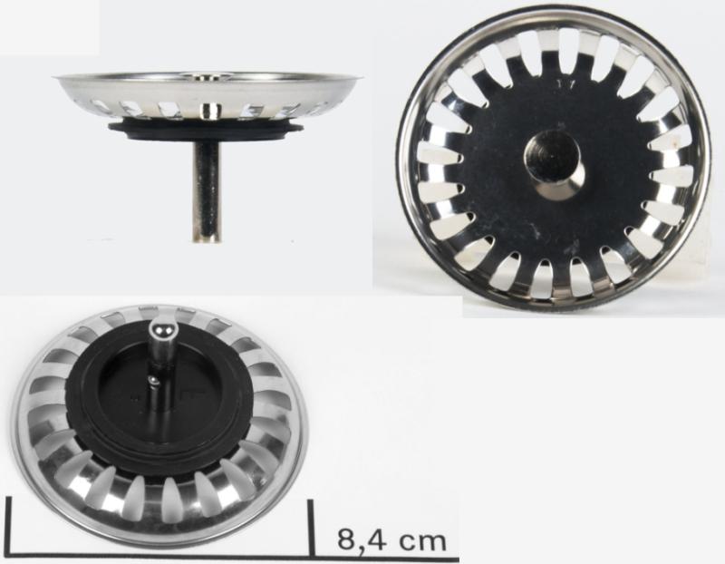 Franke korfplug zeef gootsteenstop 1330323493 1208952383