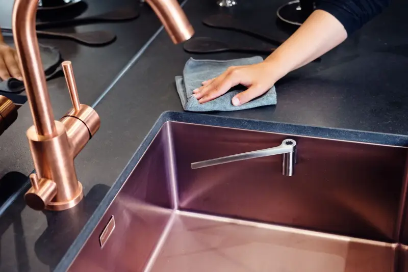 Magisso Magnetische spoelbak Vaatdoekhouder recht rvs 30101000