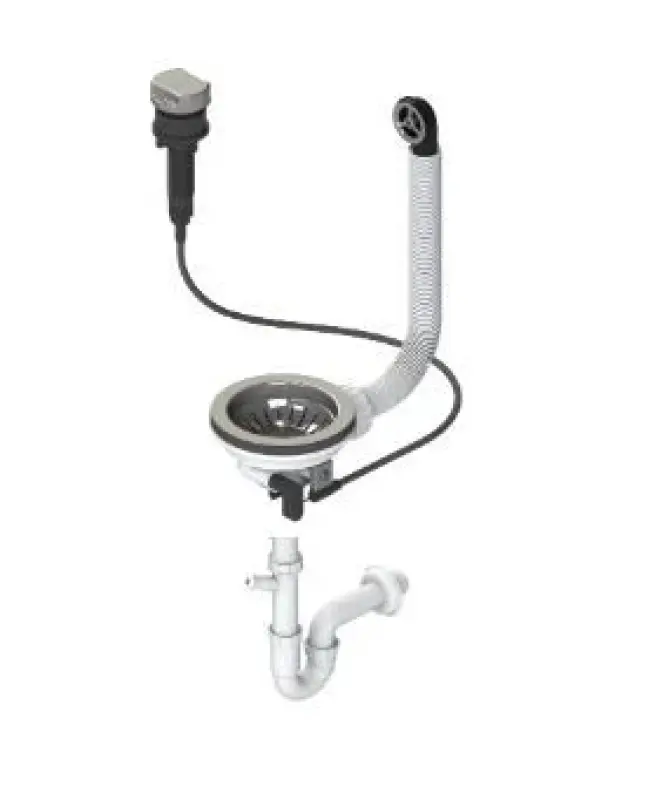 GraniteMy Afvoerset  incl. sifon met draaiknop tbv spoelbak 1208952967