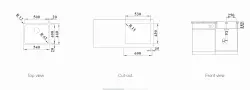 Blanco Solis rvs spoelbak 500-IF vlakinbouw 526123