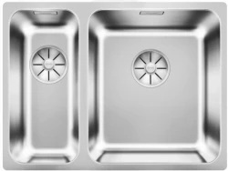 Blanco Solis rvs spoelbak 340/180-IF vlakinbouw bak rechts 526130