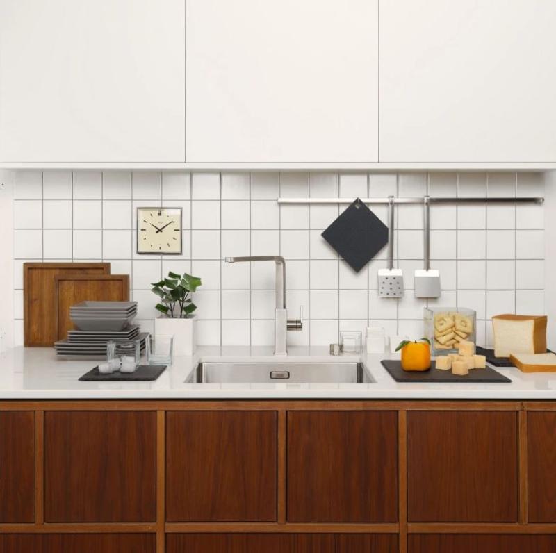 Franke massief rvs Keukenkraan Mythos met draaibare uitloop inox 115.0547.852