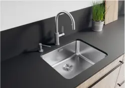 Blanco Solis rvs spoelbak 500-U onderbouw 526122