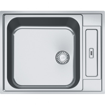 Franke Argos AGX 210 rvs 10cm ondiepe spoelbak vlakinbouw 625x510 omkeerbaar mindervalide 127.0296.789