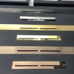 TECE drainprofile douchegoot profielset 120cm PVD mat zwart 1208954477