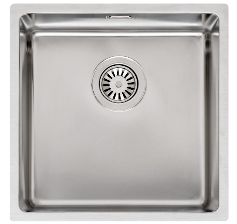 OUTLET Schade bak! Reginox Houston RVS spoelbak 40x40 onderbouw