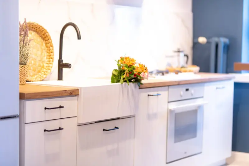 Aquadesign Industrial Round keukenmengkraan chroom