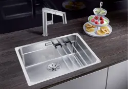 Blanco Etagon enkele spoelbak 500-IF vlakinbouw 521840