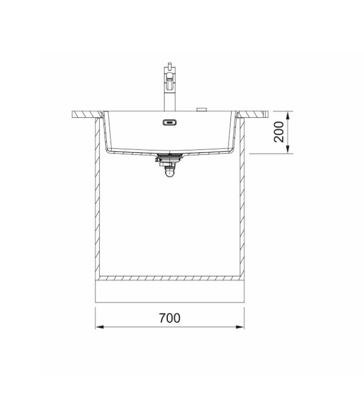 Franke Maris MRG 210 / 110-62 black edition spoelbak 