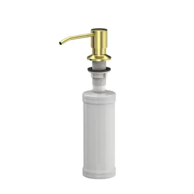 Quadri Manchester Inbouw Zeepdispenser PVD goud  van boven navulbaar 1208955930