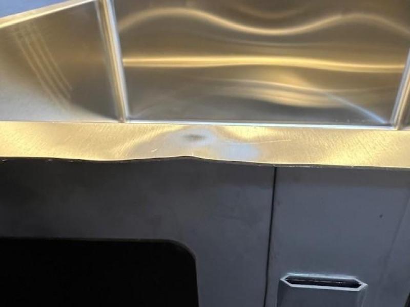 OUTLET Flens gebogen! Lorreine Superplug  rvs dubbele spoelbak 3434 cm onderbouw  1208955942