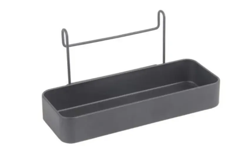 Epka Black uitbreidingsset zwarte ophang bak kruidenrek voor keukenrails 270x136 mm 1208956710