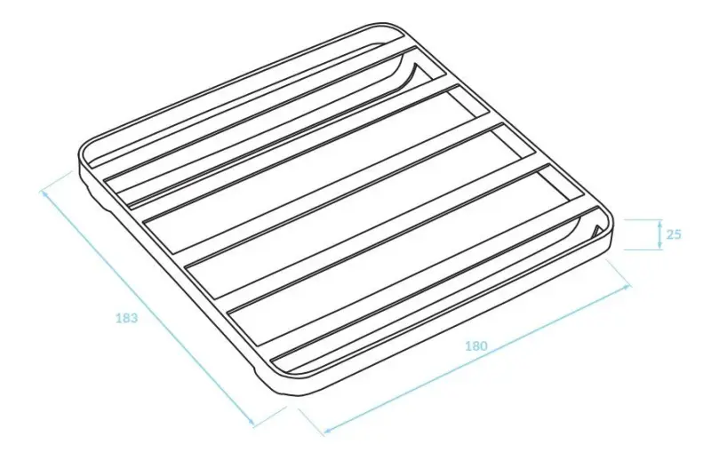 Epka Black uitbreidingsset zwarte onderzetter voor hete pannen metaal 1208956713