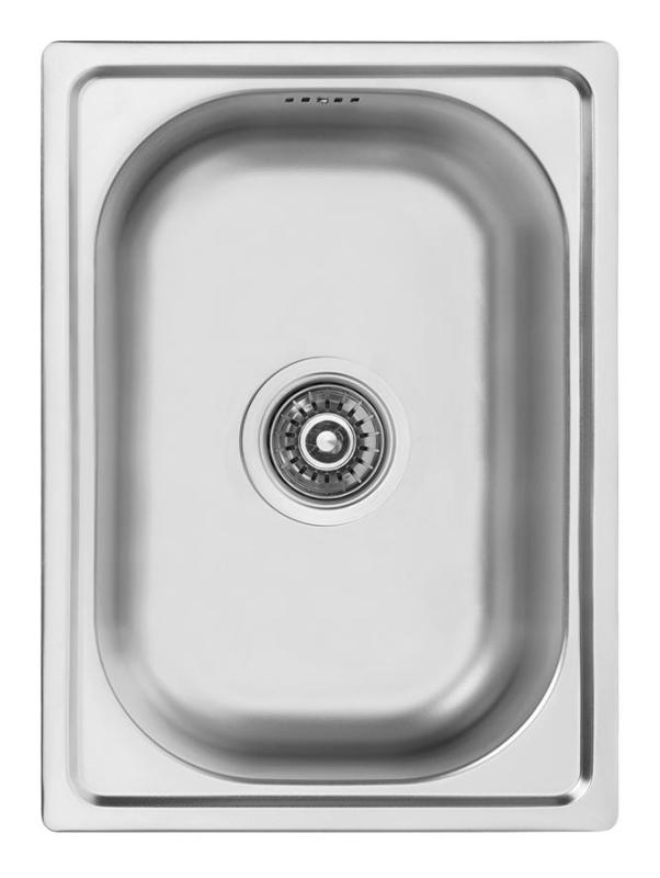 Ausmann Basic kleine rvs opbouw spoelbak 35x48 cm inclusief sifon 1208956971