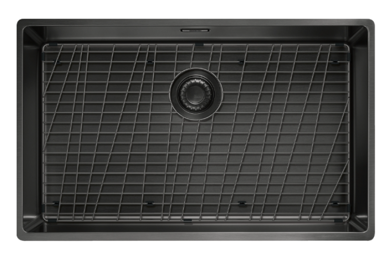 Franke Mythos Masterpiece BXM 210.68 Grote Gun Metal PVD 685x410mm Vlakbouw en Onderbouw Spoelbak 127.0674.440