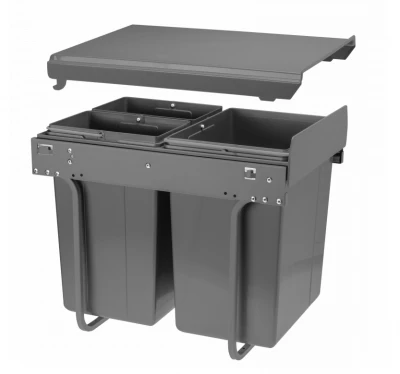 Garbi Sorter S-40-3 inbouw afvalsysteem met 3 afvalbakken 1 x 20 en 2 x 10 liter 1208957365