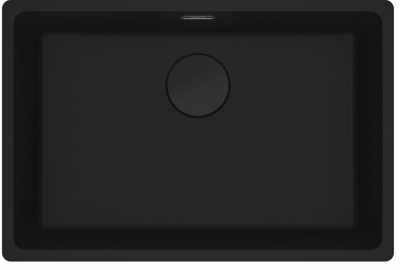 Franke Maris MRG 210 / 110-62 Fragranite black edition mat zwarte spoelbak vlakinbouw