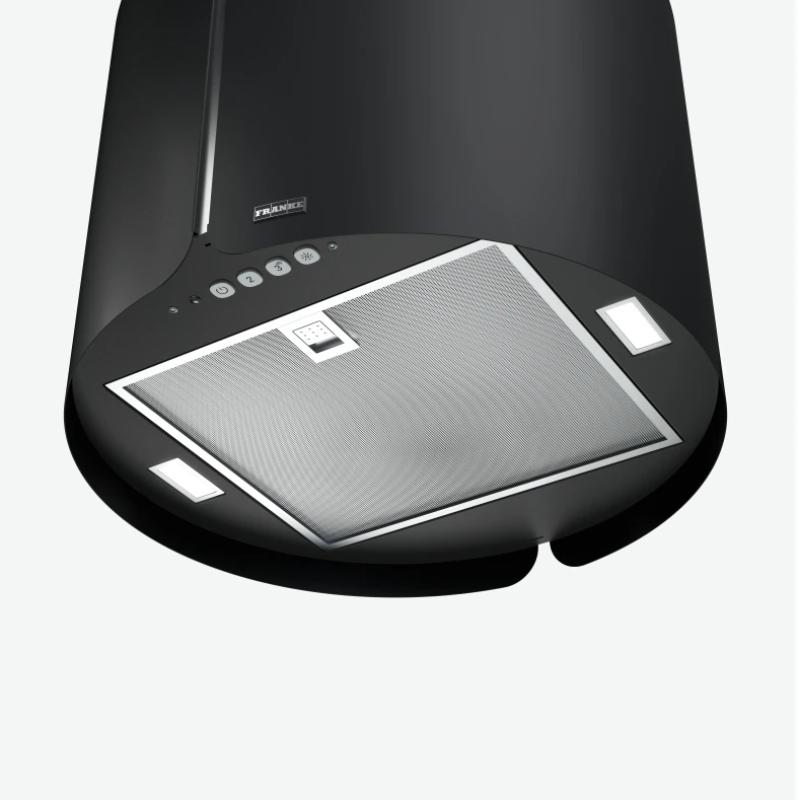 Franke Smart Suspended eiland mat zwart afzuigkap 42cm 345.0654.933