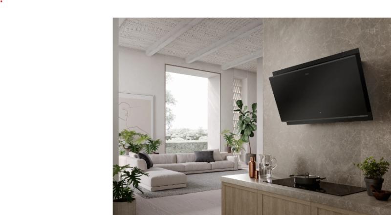 Franke Mythos Air Hub V vrijhangend zwart afzuigkap 90cm 330.0679.324