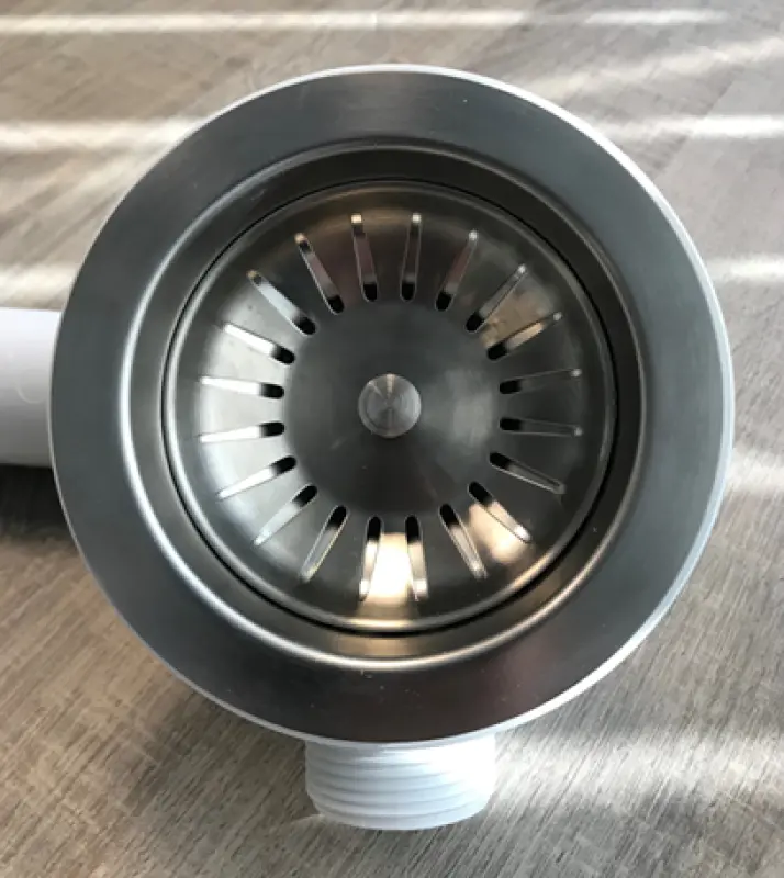 ABK korfplugset, RVS afvoerset spoelbak incl. overloop KORFCOMPLRV