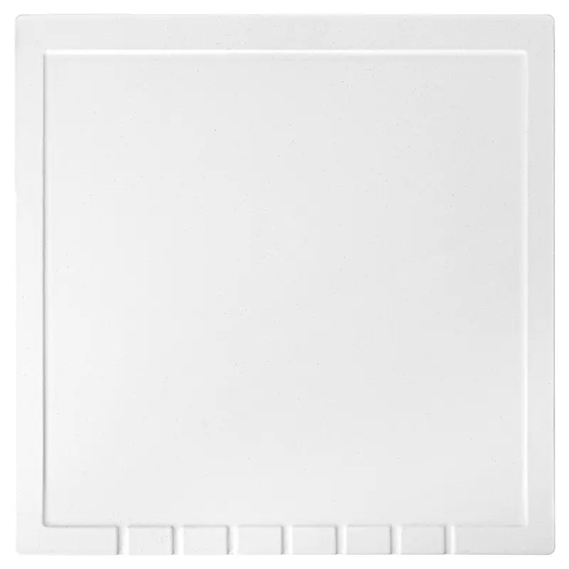 Aquadesign Unix afdruiprek graniet 35x35cm wit 1208958212