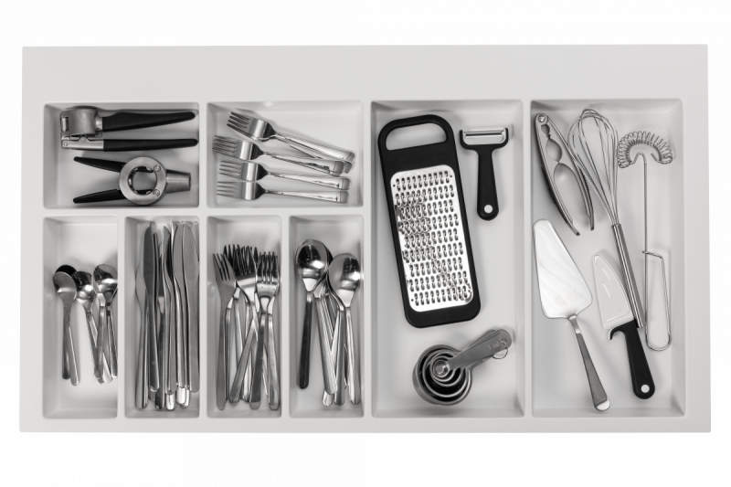 Decor Cutle Bestekbakken Inzet voor Keukenlade 900 Wit 1208966381