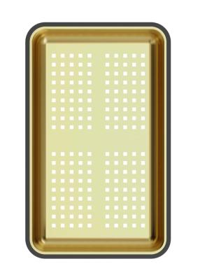 Quadri gouden restenbakje 38x23 cm voor Newport spoelbakken 1208967506