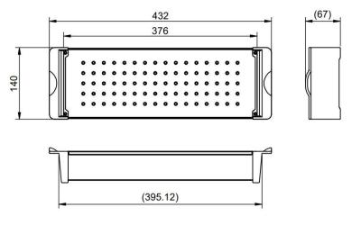 Pure.Sink Prestige inzetbak voor spoelbak RVS PPGCL40-02