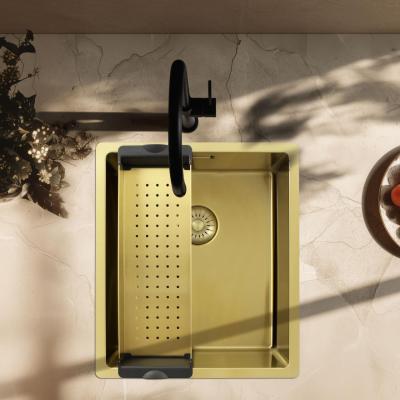 Pure.Sink Prestige inzetbak voor spoelbak Goud PPGCL40-60