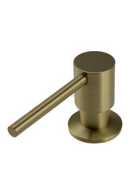 Pure.Sink Elite Steel Shine inbouw Zeepdispenser PVD geborsteld goud van boven navulbaar PS9010-60