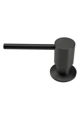 Pure.Sink Elite Steel Shine inbouw Zeepdispenser PVD Gun Metal  van boven navulbaar PS9010-61