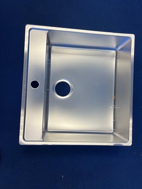 OUTLET Schadebak! Franke Maris MRX 210.50 spoelbak met kraangatbank vlakinbouw 53x51cm 1208968062 - Productafbeelding 7