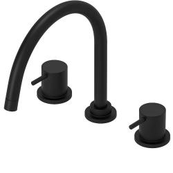 Waterevolution Flow 3-gats keukenmengkraan met draaibare uitloop en gefilterd water aansluiting zwart T152UPR