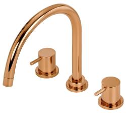 Waterevolution Flow 3-gats keukenmengkraan met draaibare uitloop en gefilterd water aansluiting koper T152UCPE