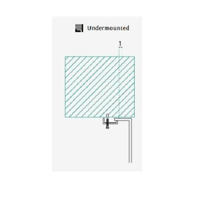 Banka Princess RVS dubbele Spoelbak Onderbouw 750x475 mm 1208970067