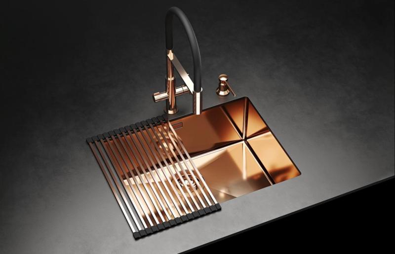 Ausmann Claridge 3-Weg Keukenmengkraan met Flexibele Uitloop en Gefilterd Water – Zwart - 1208970506