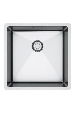 Franke Bolero Plus New R10 B2X 210-40-40 RVS Spoelbak Vlakinbouw onderbouw en opbouw 40x40 cm 127.0728.976